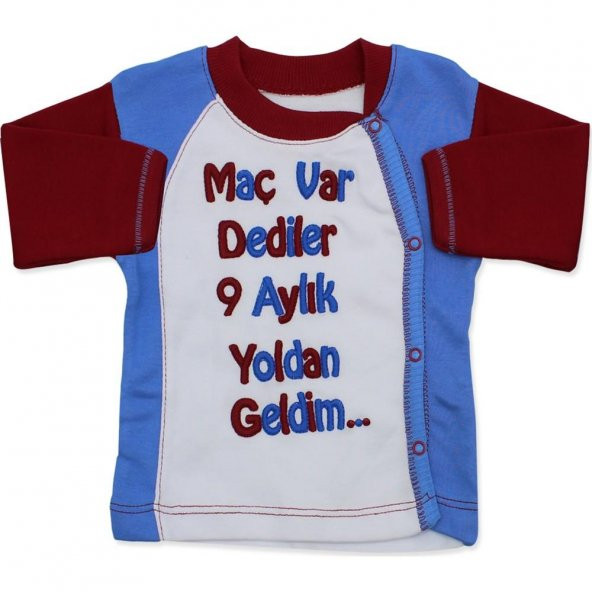 Trabzonspor Hastane Çıkış Yenidoğan Bebek 4 Parça Pamuk Zıbın Set - 2