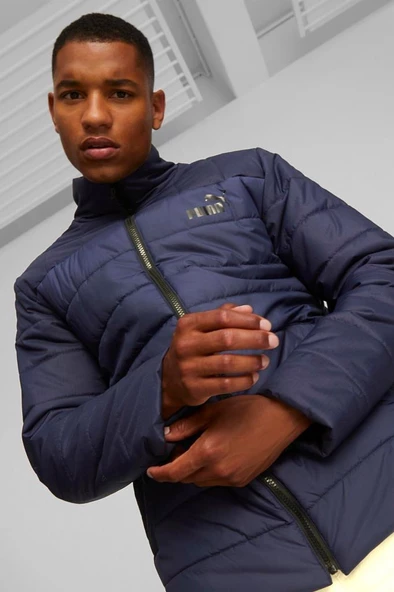Puma 84934906 Ess Padded Jacket Erkek Günlük Mont Lacivert - 4