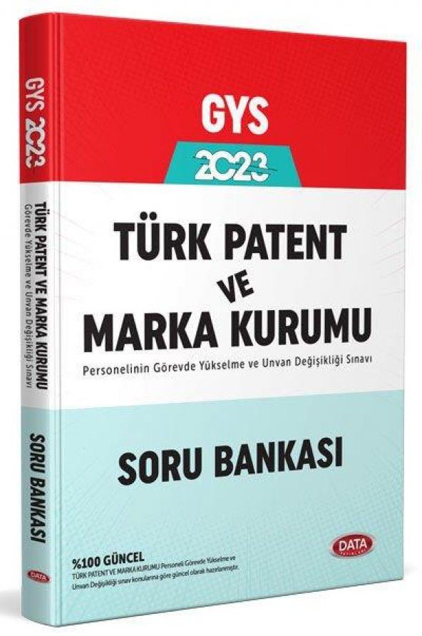 2023 Türk Patent ve Marka Kurumu GYS Soru Bankası Data Yayınları