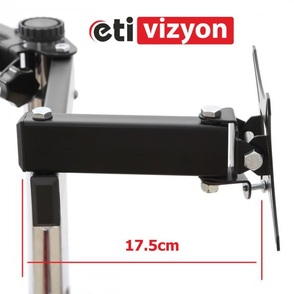 Etivizyon DM-02 Masa Üstü Monitör Askı Aparatı iki kollu 17"-24" - 3