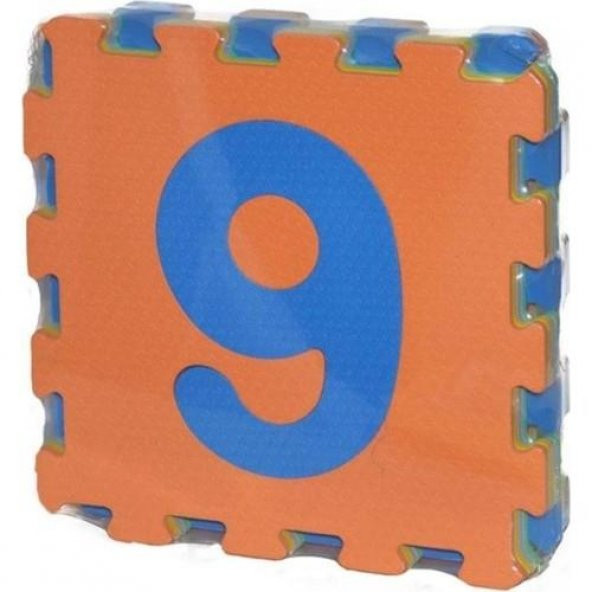 9 Adet 33x33 Rakamlar-Sayılar Oyun Karosu Yer Matı Eva Puzzle Minder 9 Parça Eğitici Oyun Halısı