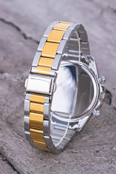 Orijinal Çelik Kasa Çelik Kordon Erkek Kol Saati ST-304257 - 2