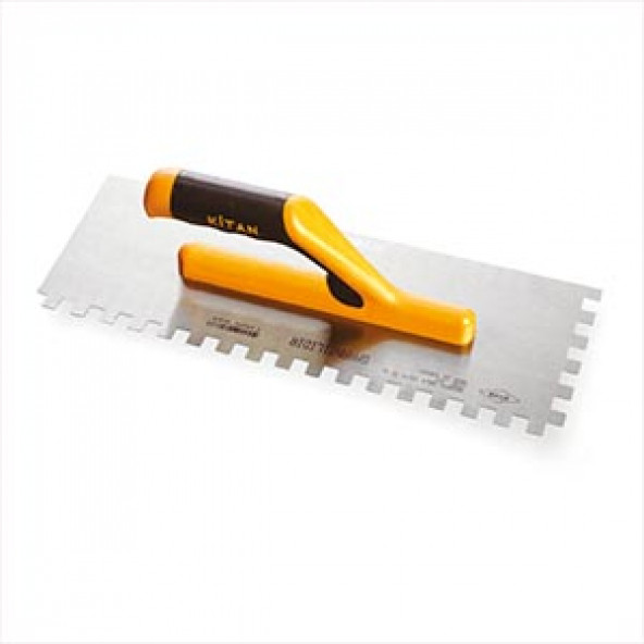 M1 ART Çelik Sıva ve Seramik malası 10 x 30cm Tüm Sıva Çeşitlerine Uygun