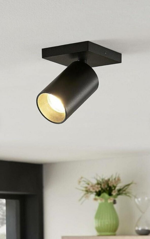 MYLIGHTS LED APLİK LED AVİZE LED SPOT  KARE GÖVDE MAT SİYAH GÜN IŞIĞI AMPUL AMPUL DAHİLDİR
