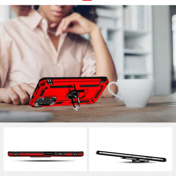 Xiaomi Redmi Note 11S Global Kılıf Zore Vega Kapak - 7