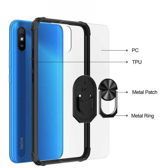 Xiaomi Redmi 9A Kılıf Zore Mola Kapak - 6