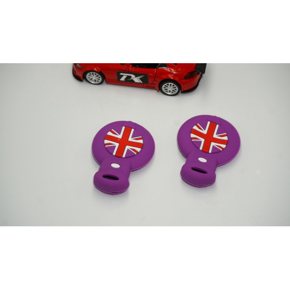 Mini Cooper Clubman Countryman R56 Silikon Anahtar Mor Kılıf Seti - 2