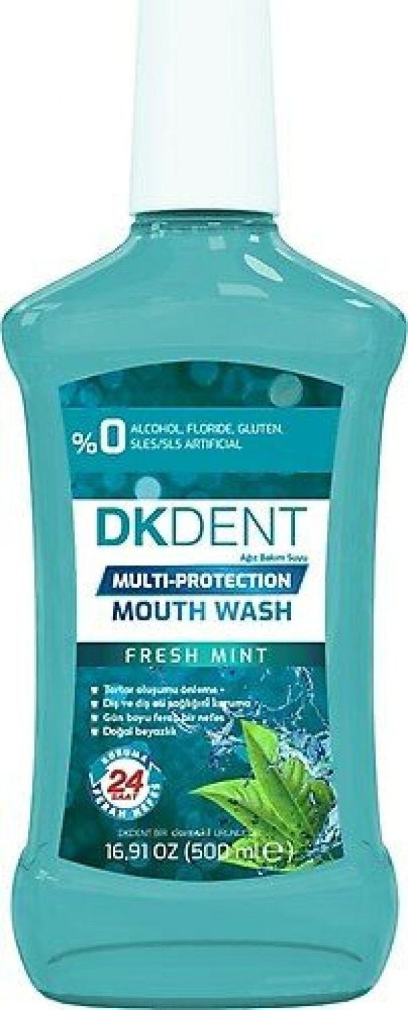 DK Dent Ağız Bakım Suyu Naneli 500 ml