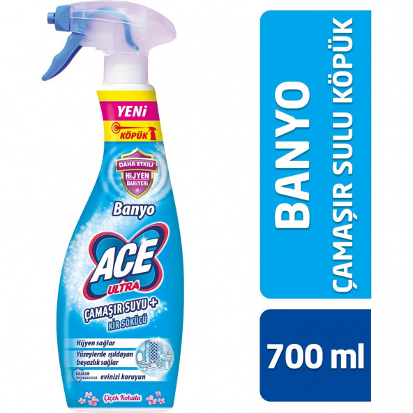 Ace Ultra Köpük Banyo 700ml  3'LÜ