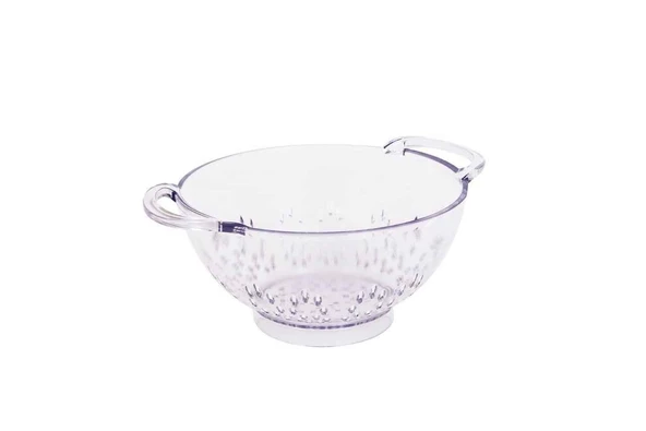 Akrilik Şeffaf Makarna Süzgeçi & Sebze Meyve Süzgeçi - 2