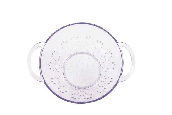 Akrilik Şeffaf Makarna Süzgeçi & Sebze Meyve Süzgeçi - 3