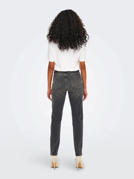 ONLY Bayan Düz Kesim Kot Pantolon 15259634 - Resim 2