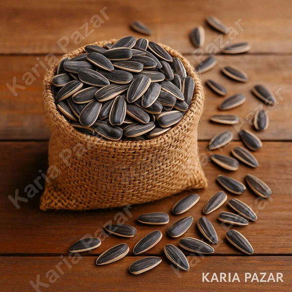 Tuzlu Kavrulmuş Siyah Jumbo Ayçekirdeği 500 g | Doğal Kuruyemiş - Resim 3