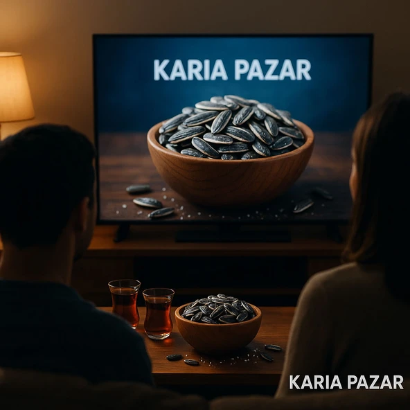 Tuzlu Kavrulmuş Siyah Jumbo Ayçekirdeği 1 kg | Ekonomik Büyük Paket - Resim 2