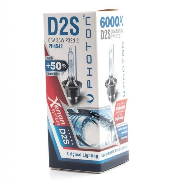 PHOTON D2S 6000K +50 FAZLA IŞIK FAR AMPÜLÜ - 3