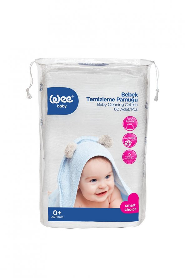 Wee Baby 321 Bebek Temizleme Pamuğu 60lı