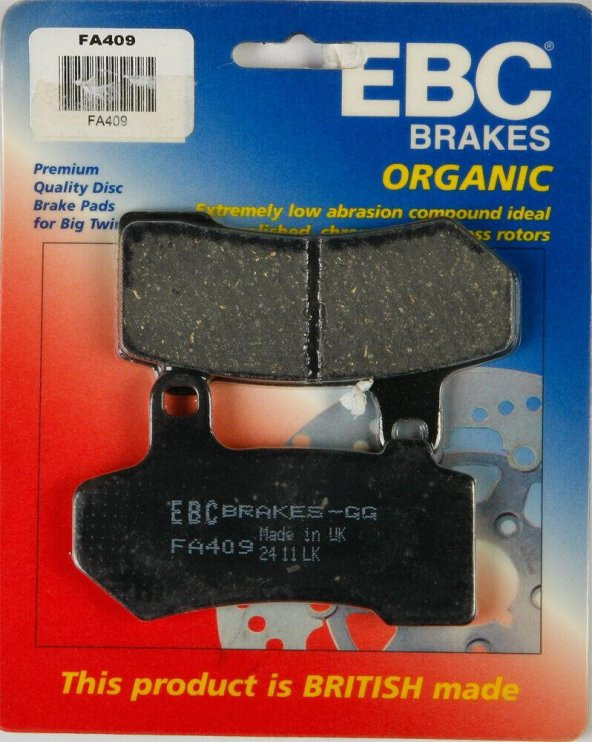 Ebc Fa409 2009-2017 Harley-Davidson VRSC V-Rod Muscle Arka Fren Balatası - 2