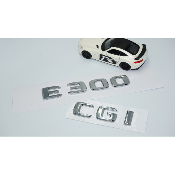 DK Tuning E300 CGi Bagaj Krom ABS 3M 3D Yazı Logo Benz İle Uyumlu - Resim 2