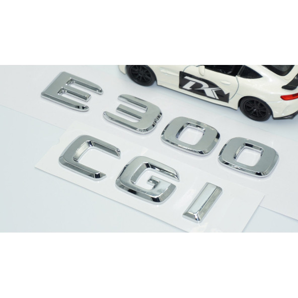 DK Tuning E300 CGi Bagaj Krom ABS 3M 3D Yazı Logo Benz İle Uyumlu - Resim 3