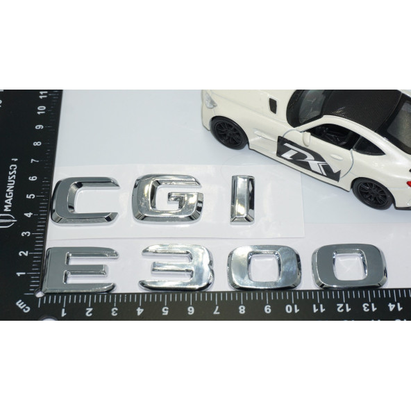 DK Tuning E300 CGi Bagaj Krom ABS 3M 3D Yazı Logo Benz İle Uyumlu - Resim 4