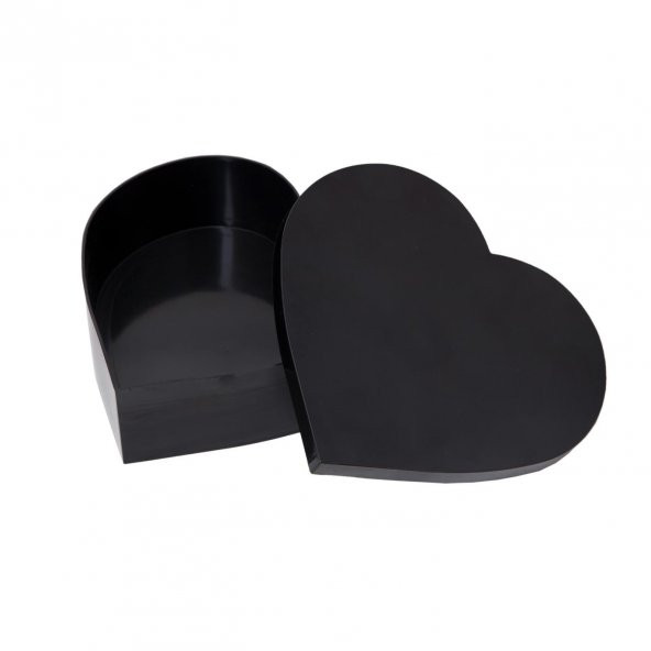 Plastik Kalp Kutu 22x6cm - 2