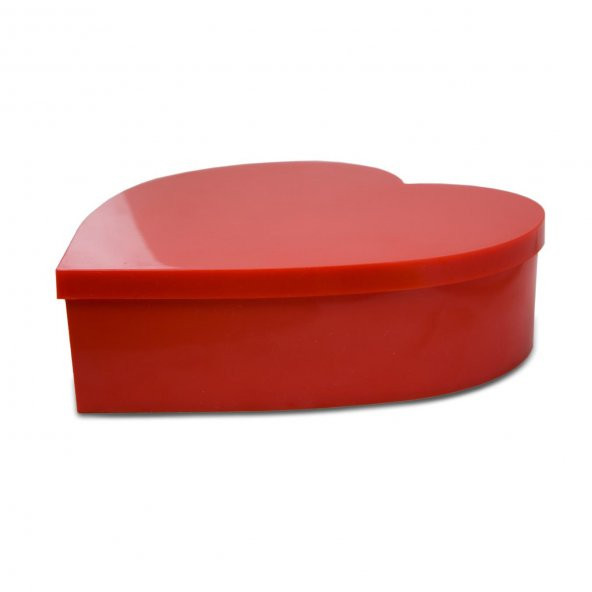 Plastik Kalp Kutu 22x6cm - 5