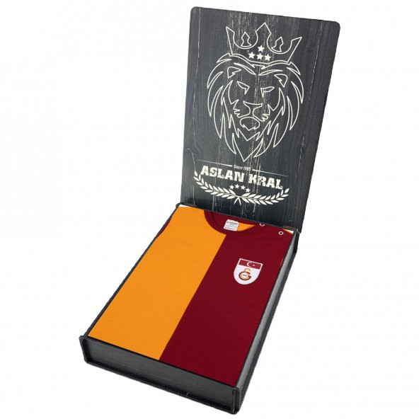Galatasaray Orijinal Metin Oktay Bebek T-shirt Özel Ahşap Kutulu - 3