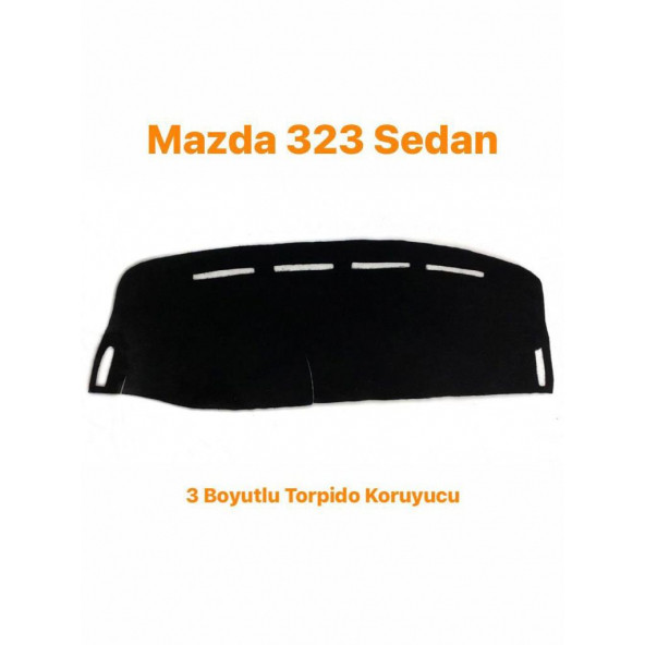 MAZDA 323 SEDAN 3 BOYUTLU VİP DERİ TORPİDO ÖRTÜSÜ ürün görseli 1