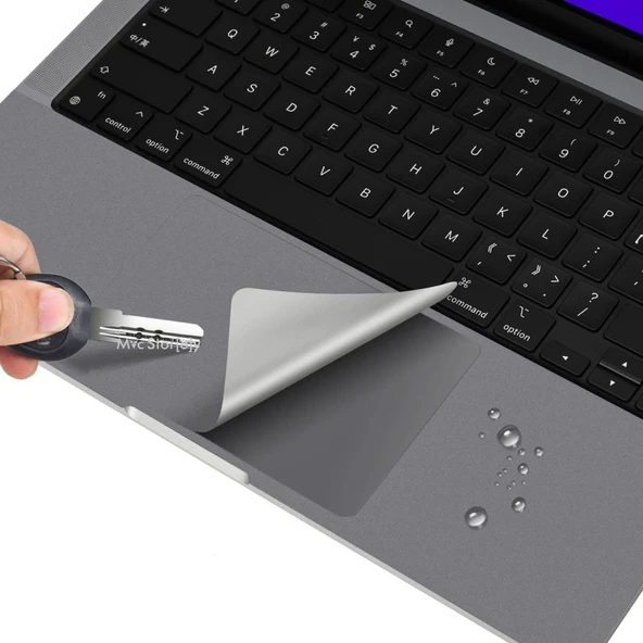 Macbook Air M2-M3-M4 Kılıf 13.6 inç Film Koruyucu Sticker Touchpad (13.6” Air) A2681 A3113 A3240 ile Uyumlu - 8