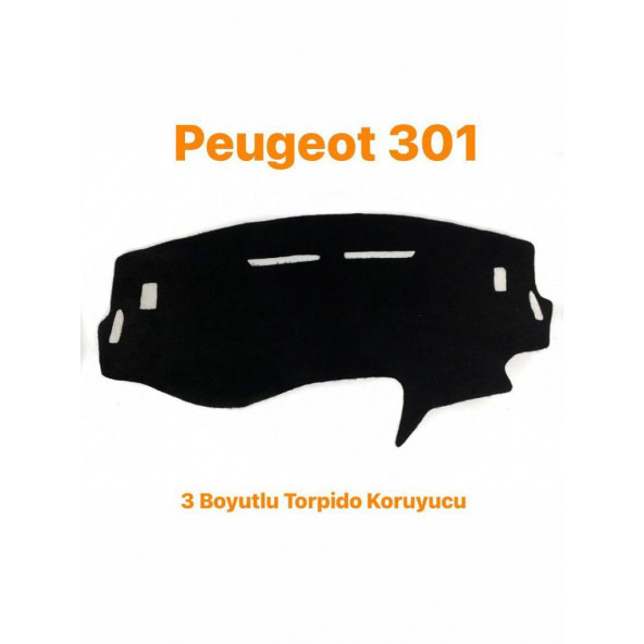 PEUGEOT 301 3 BOYUTLU VİP DERİ TORPİDO ÖRTÜSÜ