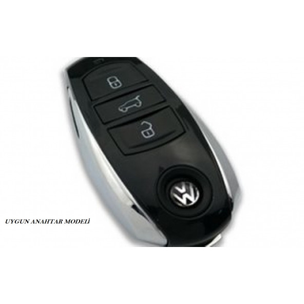 VW Volkswagen Touareg 2010-2018 Modeller Silikon Anahtar Kılıf Seti - 3