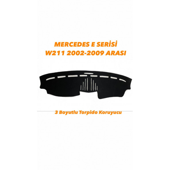 MERCEDES E SERİSİ W211 2002-2009 ARASI 3 BOYUTLU VİP DERİ TORPİDO ÖRTÜSÜ ürün görseli 1