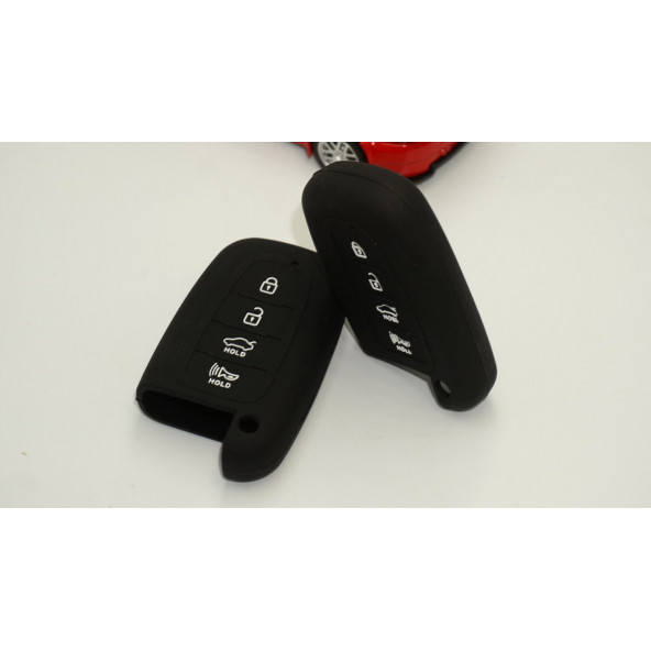 Hyundai iX35 Sonata Elantra i30 Silikon Anahtar Kılıf Seti - Resim 5