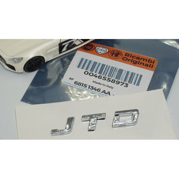 DK Fiat Doblo JTD Krom ABS Bagaj 3M 3D Logo Arma - Resim 5