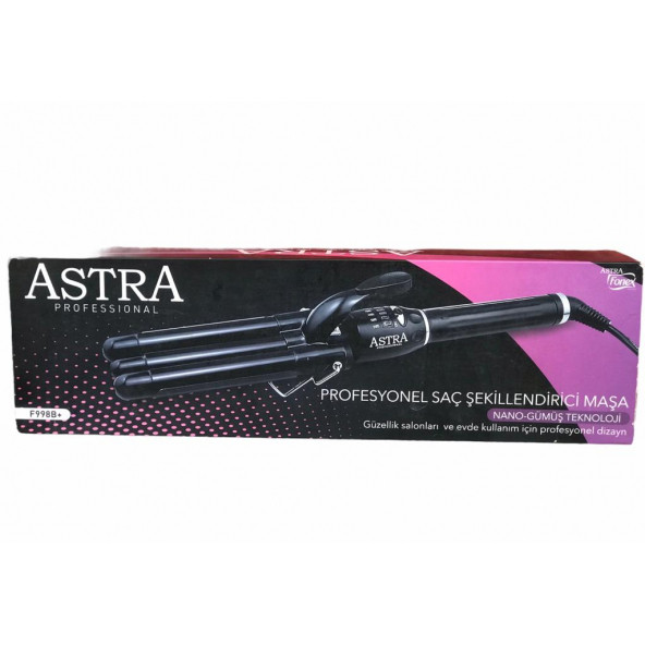 Astra F998B+ Plus Profesyonel 25 mm Su Dalgası Wag Maşa - 2