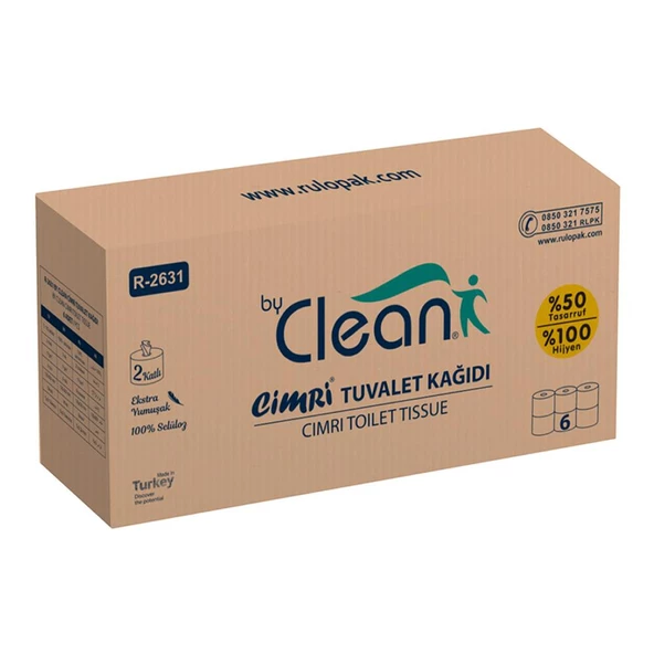 Rulopak By Clean Mini Cimri Tuvalet Kağıdı 6LI