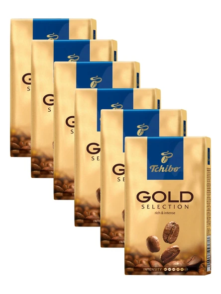 Tchibo Gold Selection 250 gr 6 lı Paket Filtre Kahve - Resim 2