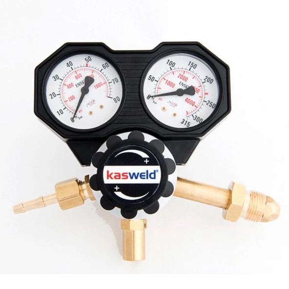 KASWELD 2403 Argon İçin Yüksek Basınç Düşürücü (0-50 Bar)