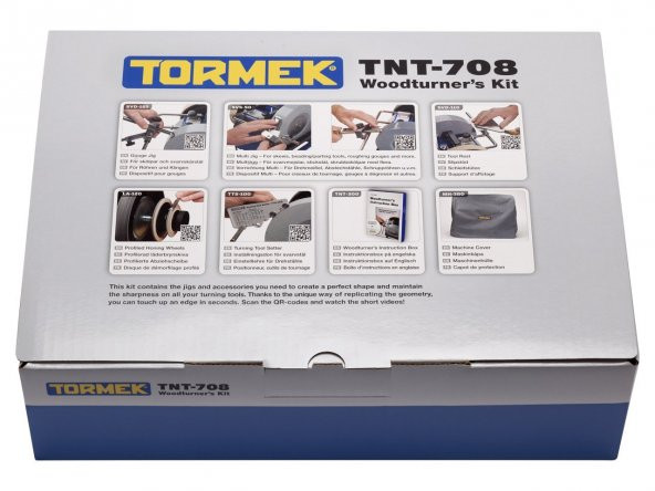 TORMEK TNT-708 Ahşap Torna Bıçağı Bileme Aparatları Kiti