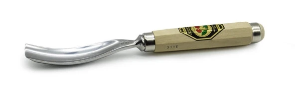 KIRSCHEN Two Cherries Bükülmüş Oluklu Iskarpela 35 mm (Cut 7 - 3116035) - 10