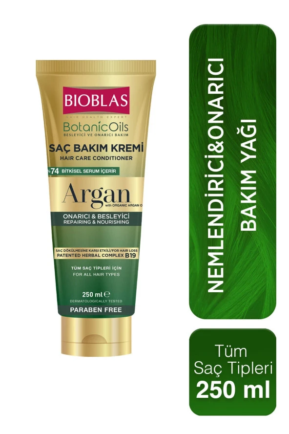 Bioblas Botanic Oils Argan Yağlı Saç Bakım Kremi 250 ml