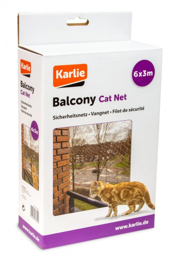 Karlie Karlıe Kedi Için Balkon Ağı 6m X 3m
