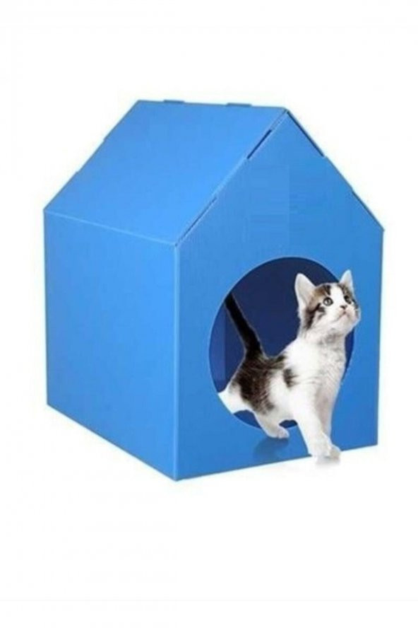 Plastik Kedi Kulübesi Su Geçirmez Kedi Evi - 1