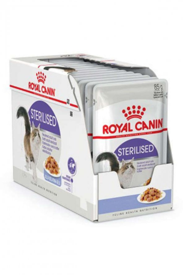 Royal Canin Gravy Sterilised Kısırlaştırılmış Yaş Kedi Maması 12 Adet 85 gr