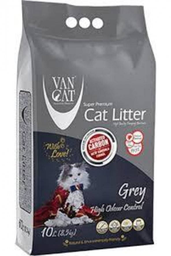 Vancat Aktif Karbonlu Süper Topaklanan Kedi Kumu 2 x 10lt - 2