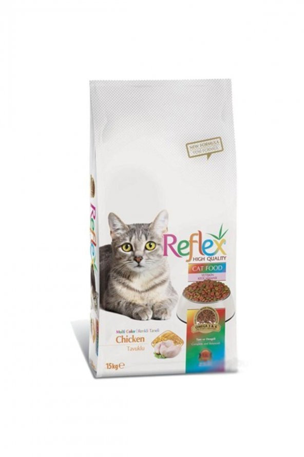 Reflex Multi Color Tavuklu Yetişkin Kedi Maması 15 kg