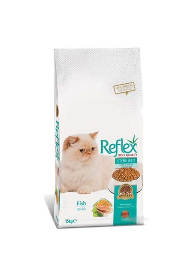 Reflex Sterilised Balıklı Kedi Maması 15 kg