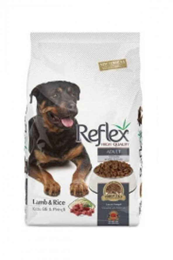 Reflex Kuzulu Pirinçli Yetişkin Kuru Köpek Maması 3 kg