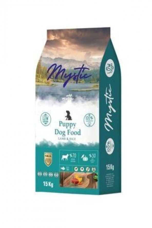 Mystic Yavru Kuzu Etli Köpek Maması  15 kg