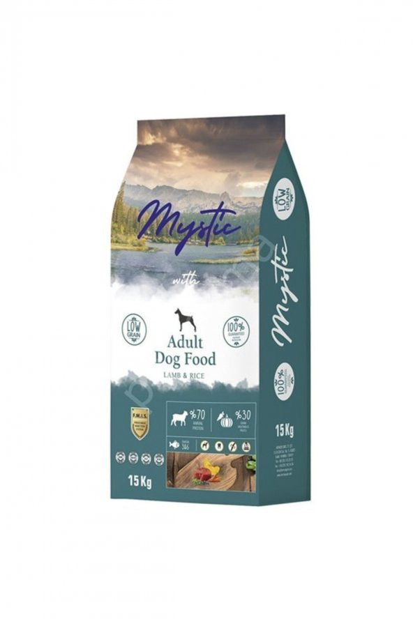 Mystic Az Tahıllı Kuzu Etli Büyük Irk Yetişkin Köpek Maması 15 Kg - 2